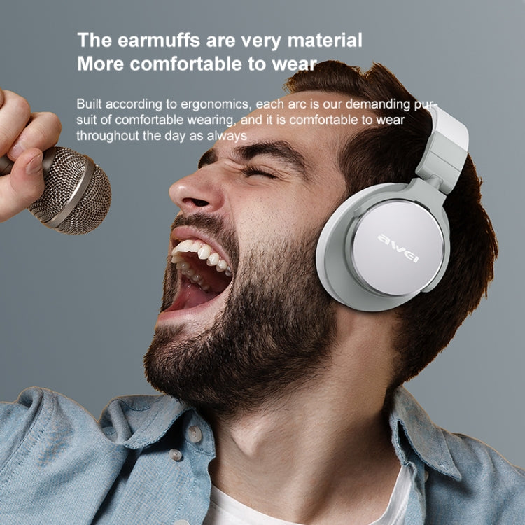 Tai nghe không dây Bluetooth chống ồn ANC gập awei A710BL, A710BL