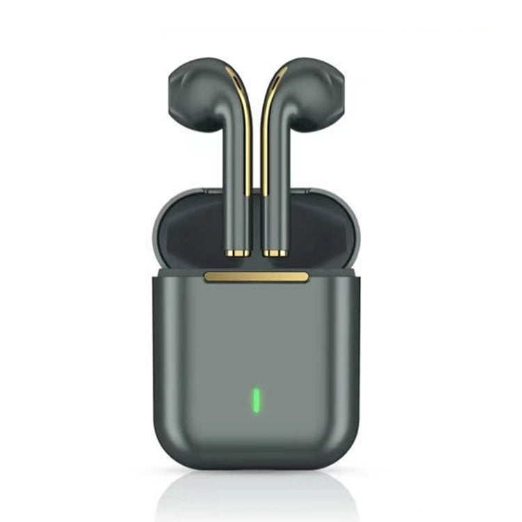 Tai nghe Bluetooth 5.0 TWS không dây hai bên J18 kèm hộp sạc, J18 (Xanh lá), J18 (Vàng hồng), J18 (Trắng), J18 (Đen)