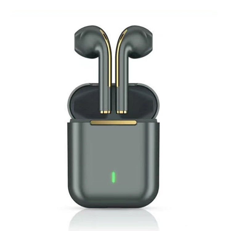Tai nghe Bluetooth 5.0 TWS không dây hai bên J18 kèm hộp sạc, J18 (Xanh lá), J18 (Vàng hồng), J18 (Trắng), J18 (Đen)