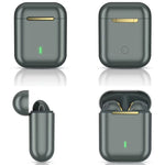 Tai nghe Bluetooth 5.0 TWS không dây hai bên J18 kèm hộp sạc, J18 (Xanh lá), J18 (Vàng hồng), J18 (Trắng), J18 (Đen)