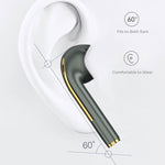 Tai nghe Bluetooth 5.0 TWS không dây hai bên J18 kèm hộp sạc, J18 (Xanh lá), J18 (Vàng hồng), J18 (Trắng), J18 (Đen)