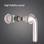 Tai nghe Bluetooth 5.0 TWS không dây hai bên J18 kèm hộp sạc, J18 (Xanh lá), J18 (Vàng hồng), J18 (Trắng), J18 (Đen)