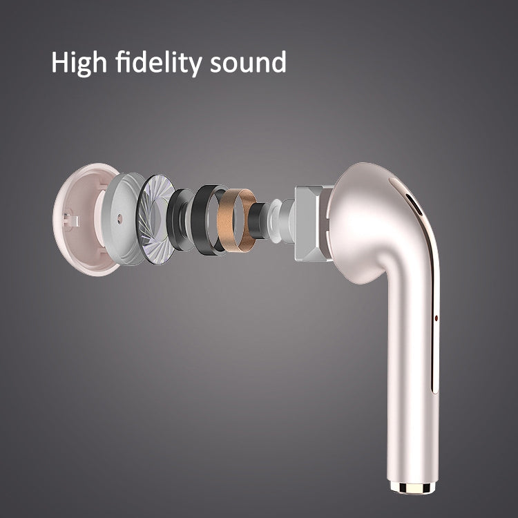 Tai nghe Bluetooth 5.0 TWS không dây hai bên J18 kèm hộp sạc, J18 (Xanh lá), J18 (Vàng hồng), J18 (Trắng), J18 (Đen)
