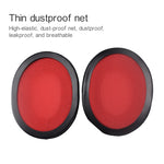 2 cái đệm tai nghe Kingston KHX-HSCP / HyperX Cloud II bằng mút lưới đỏ vải nỉ thay thế, cho Kingston KHX-HSCP HyperX Cloud II (Vải nỉ đỏ)