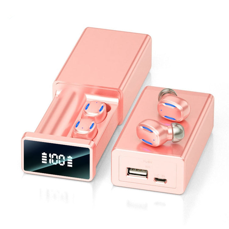 Tai nghe Bluetooth màn hình kỹ thuật số kéo ra phiên bản tiếng Anh A22 kèm hộp sạc từ tính, hỗ trợ cảm ứng đèn & pin dự phòng, phiên bản tiếng Anh