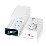 Tai nghe Bluetooth màn hình kỹ thuật số kéo ra phiên bản tiếng Anh A22 kèm hộp sạc từ tính, hỗ trợ cảm ứng đèn & pin dự phòng, phiên bản tiếng Anh
