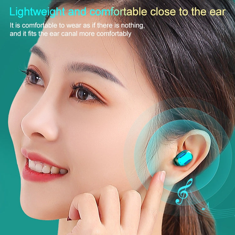 Tai nghe Bluetooth màn hình kỹ thuật số kéo ra phiên bản tiếng Anh A22 kèm hộp sạc từ tính, hỗ trợ cảm ứng đèn & pin dự phòng, phiên bản tiếng Anh