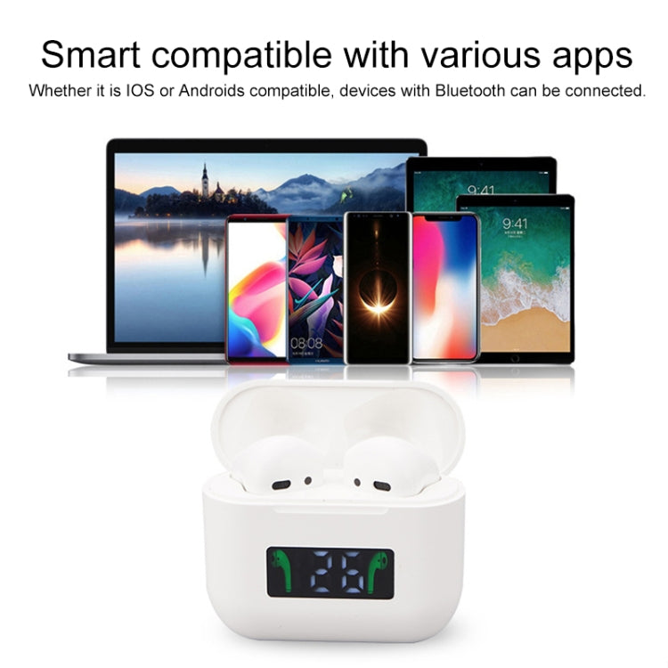 Tai nghe Bluetooth mini không dây Pro 8 in-ear màn hình cảm ứng kỹ thuật số