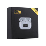 Tai nghe Bluetooth không dây cảm ứng i58 TWS Bluetooth 5.0 cho thiết bị hệ điều hành IOS, kèm hộp sạc hút nam châm & màn hình kỹ thuật số thông minh, hỗ trợ Siri