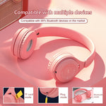 Tai nghe Bluetooth Y08 chất lượng âm thanh Hifi Macaron, hỗ trợ gọi điện & thẻ TF & AUX 3.5mm