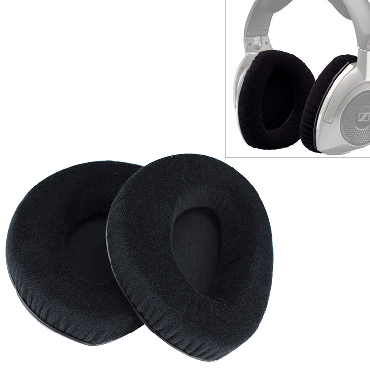 2 cái bọc đệm tai nghe vải flannel thay thế cho Sennheiser RS160 / 170 / HDR170 / 180 / 160 không kèm khóa, vải flannel