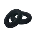 2 cái bọc đệm tai nghe vải flannel thay thế cho Sennheiser HD515 / HD555 / HD595 / HD598 / HD558 / PC360 kèm bông điều chỉnh âm, nhung đen, nhung nâu