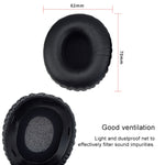 2 chiếc túi bảo vệ tai nghe mút xốp có khóa thẻ cho Sony MDR-10RC