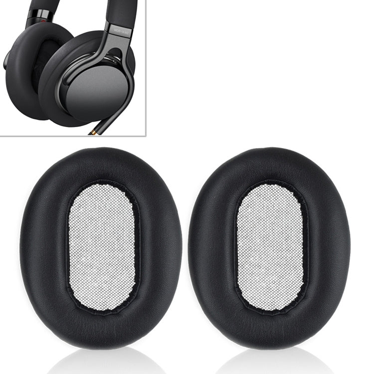 1 đôi túi bảo vệ tai nghe mút xốp có khóa thẻ cho Sony MDR-1AM2