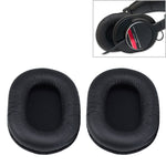 2 chiếc vỏ bảo vệ tai nghe mút xốp cho Sony MDR-7506 / MDR-V6 / MDR-CD900ST, màu đen nhăn