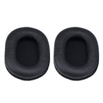 2 chiếc vỏ bảo vệ tai nghe mút xốp cho Sony MDR-7506 / MDR-V6 / MDR-CD900ST, màu đen nhăn