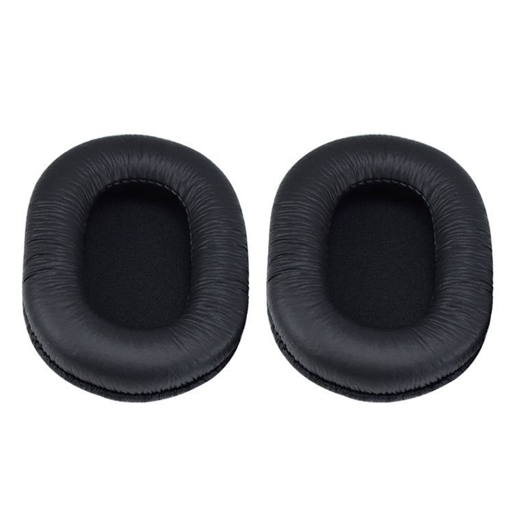 2 chiếc vỏ bảo vệ tai nghe mút xốp cho Sony MDR-7506 / MDR-V6 / MDR-CD900ST, màu đen nhăn