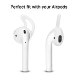 ENKAY mũ tai nghe, đệm tai chống mất, móc tai cho Apple AirPods, 2 đôi