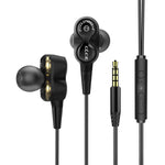 Tai nghe có dây D12 dài 1.2m, tai nghe nhét tai 3.5mm, điều khiển dây, stereo HIFI, vòng chuyển động đôi, tai nghe chơi game chạy bộ có hộp đựng, D12 có hộp (đen), D12 có hộp (trắng)
