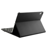 Bàn phím Bluetooth 1130B 3.0 có thể tháo rời ABS vân chải + bao da máy tính bảng vân da cừu cho iPad Pro 11 inch (2018), có điều chỉnh ba cấp / nam châm / chức năng ngủ, 1130B