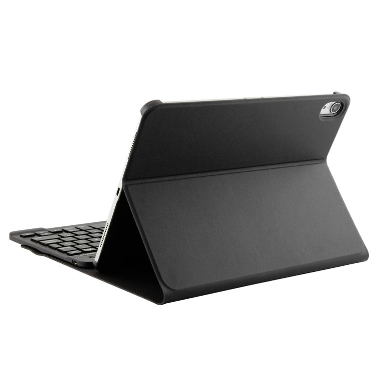 Bàn phím Bluetooth 1130B 3.0 có thể tháo rời ABS vân chải + bao da máy tính bảng vân da cừu cho iPad Pro 11 inch (2018), có điều chỉnh ba cấp / nam châm / chức năng ngủ, 1130B