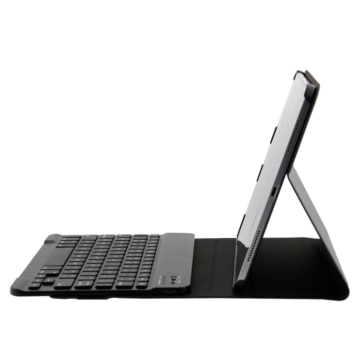 Bàn phím Bluetooth 1130B 3.0 có thể tháo rời ABS vân chải + bao da máy tính bảng vân da cừu cho iPad Pro 11 inch (2018), có điều chỉnh ba cấp / nam châm / chức năng ngủ, 1130B