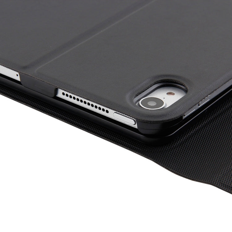 Bàn phím Bluetooth 1130B 3.0 có thể tháo rời ABS vân chải + bao da máy tính bảng vân da cừu cho iPad Pro 11 inch (2018), có điều chỉnh ba cấp / nam châm / chức năng ngủ, 1130B