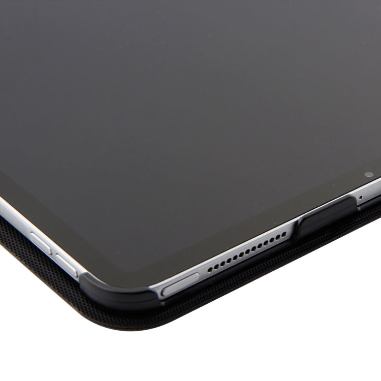 Bàn phím Bluetooth 1130B 3.0 có thể tháo rời ABS vân chải + bao da máy tính bảng vân da cừu cho iPad Pro 11 inch (2018), có điều chỉnh ba cấp / nam châm / chức năng ngủ, 1130B