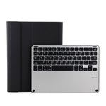Bàn phím Bluetooth 3018 3.0 có thể tháo rời hợp kim nhôm + bao da máy tính bảng vân vải giả cho iPad Air / Air 2 / iPad Pro 9.7 inch, có chức năng ngủ / chống nước, 3018