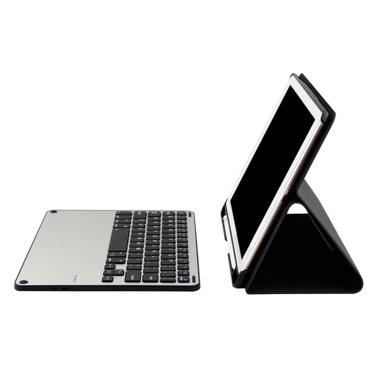 Bàn phím Bluetooth 3018 3.0 có thể tháo rời hợp kim nhôm + bao da máy tính bảng vân vải giả cho iPad Air / Air 2 / iPad Pro 9.7 inch, có chức năng ngủ / chống nước, 3018