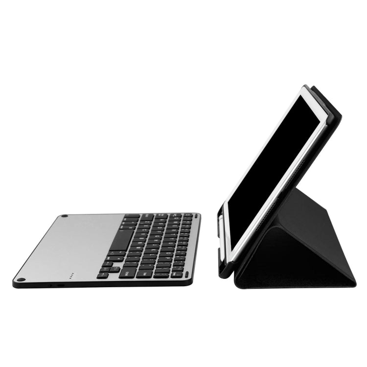 Bàn phím Bluetooth 3018 3.0 có thể tháo rời hợp kim nhôm + bao da máy tính bảng vân vải giả cho iPad Air / Air 2 / iPad Pro 9.7 inch, có chức năng ngủ / chống nước, 3018
