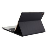 Bàn phím Bluetooth 3018 3.0 có thể tháo rời hợp kim nhôm + bao da máy tính bảng vân vải giả cho iPad Air / Air 2 / iPad Pro 9.7 inch, có chức năng ngủ / chống nước, 3018