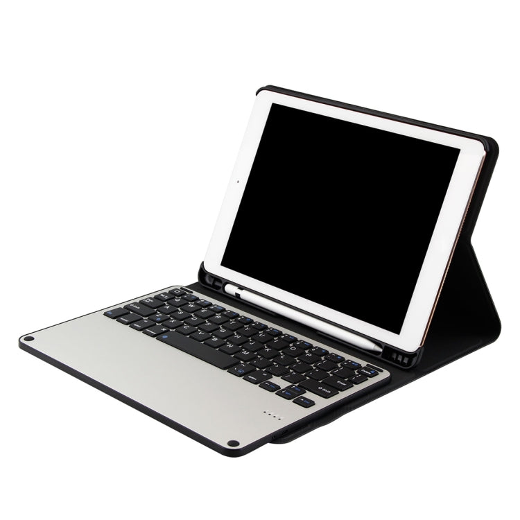 Bàn phím Bluetooth 3018 3.0 có thể tháo rời hợp kim nhôm + bao da máy tính bảng vân vải giả cho iPad Air / Air 2 / iPad Pro 9.7 inch, có chức năng ngủ / chống nước, 3018