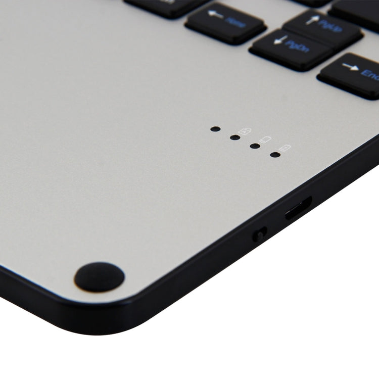 Bàn phím Bluetooth 3018 3.0 có thể tháo rời hợp kim nhôm + bao da máy tính bảng vân vải giả cho iPad Air / Air 2 / iPad Pro 9.7 inch, có chức năng ngủ / chống nước, 3018