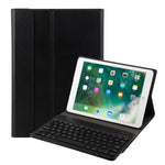 Bàn phím Bluetooth 3.0 FT-1030 vỏ ABS họa tiết chải + Ốp da họa tiết da cho iPad Air / Air 2 / iPad Pro 9.7 inch, có điều chỉnh góc ba cấp độ / Từ tính / Chức năng ngủ, FT-1030D