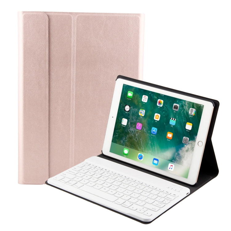 Bàn phím Bluetooth 3.0 FT-1030 vỏ ABS họa tiết chải + Ốp da họa tiết da cho iPad Air / Air 2 / iPad Pro 9.7 inch, có điều chỉnh góc ba cấp độ / Từ tính / Chức năng ngủ, FT-1030D