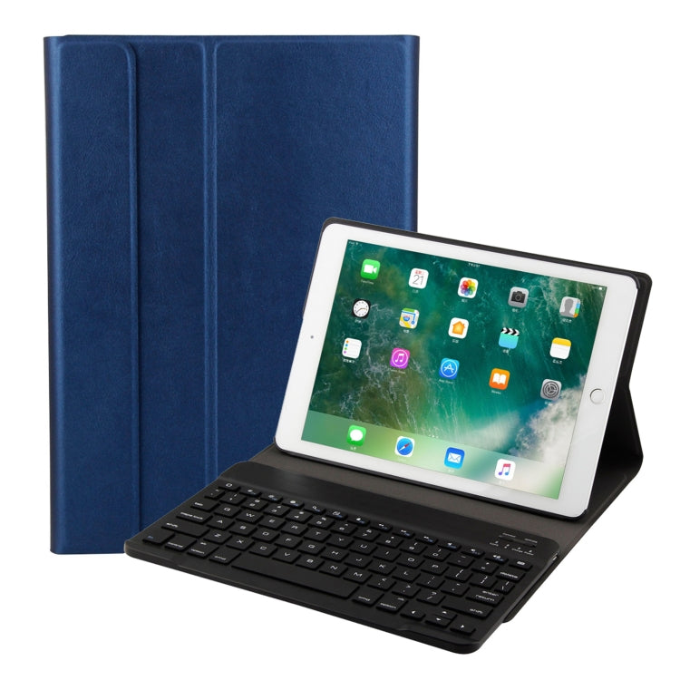 Bàn phím Bluetooth 3.0 FT-1030 vỏ ABS họa tiết chải + Ốp da họa tiết da cho iPad Air / Air 2 / iPad Pro 9.7 inch, có điều chỉnh góc ba cấp độ / Từ tính / Chức năng ngủ, FT-1030D
