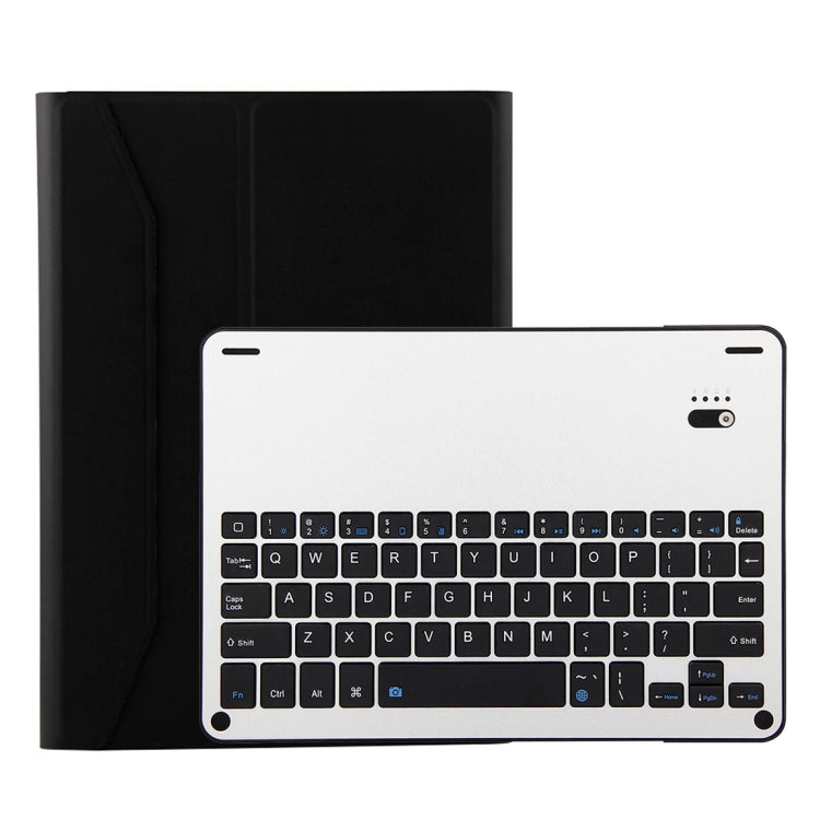 Bàn phím Bluetooth FT-1038B 3.0 có thể tháo rời hợp kim nhôm + bao da máy tính bảng vân da cừu cho iPad Air / Air 2 / iPad Pro 9.7 inch, có chống nước / điều chỉnh góc ba cấp / nam châm / chức năng ngủ, FT-1038B