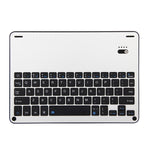 Bàn phím Bluetooth FT-1038B 3.0 có thể tháo rời hợp kim nhôm + bao da máy tính bảng vân da cừu cho iPad Air / Air 2 / iPad Pro 9.7 inch, có chống nước / điều chỉnh góc ba cấp / nam châm / chức năng ngủ, FT-1038B