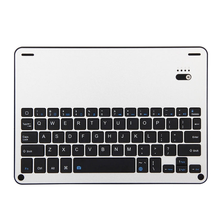 Bàn phím Bluetooth FT-1038B 3.0 có thể tháo rời hợp kim nhôm + bao da máy tính bảng vân da cừu cho iPad Air / Air 2 / iPad Pro 9.7 inch, có chống nước / điều chỉnh góc ba cấp / nam châm / chức năng ngủ, FT-1038B