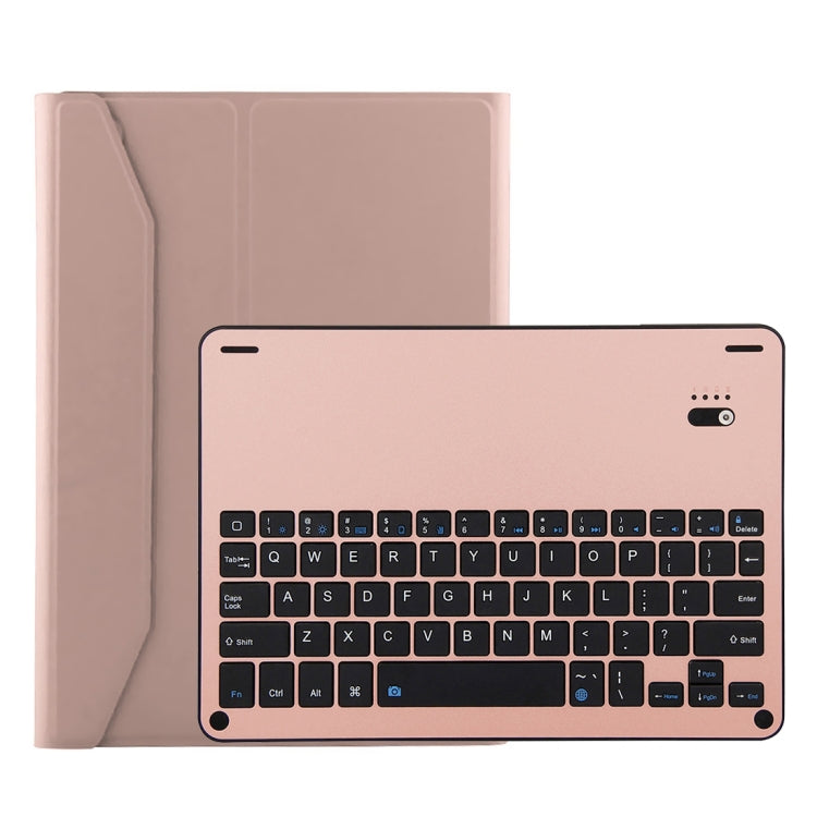 Bàn phím Bluetooth FT-1038B 3.0 có thể tháo rời hợp kim nhôm + bao da máy tính bảng vân da cừu cho iPad Air / Air 2 / iPad Pro 9.7 inch, có chống nước / điều chỉnh góc ba cấp / nam châm / chức năng ngủ, FT-1038B