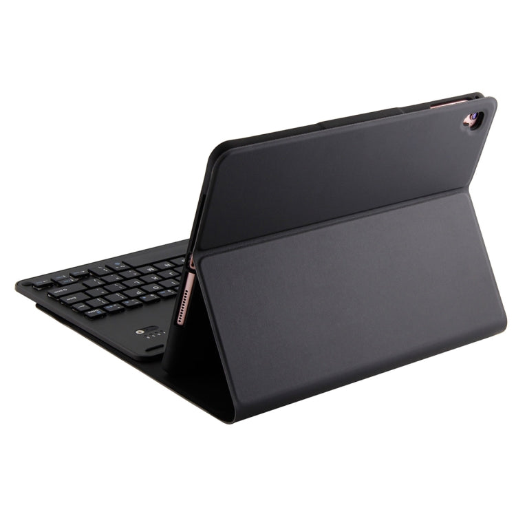 Bàn phím Bluetooth FT-1038E 3.0 có thể tháo rời hợp kim nhôm + bao da máy tính bảng vân da cừu cho iPad Air / Air 2 / iPad Pro 9.7 inch, có khe cắm bút / chống nước / điều chỉnh góc ba cấp / nam châm / chức năng ngủ, FT-1038E