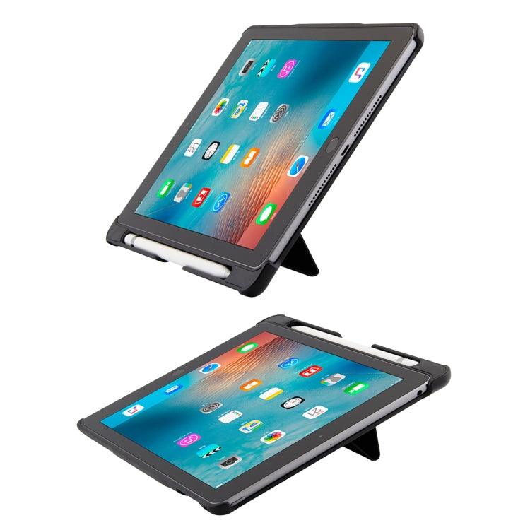 Bàn phím Bluetooth 3.0 siêu mỏng T-201 có thể tháo rời + Ốp da họa tiết da cừu cho iPad Air / Air 2 / iPad Pro 9.7 inch, hỗ trợ điều chỉnh đa góc, T-201