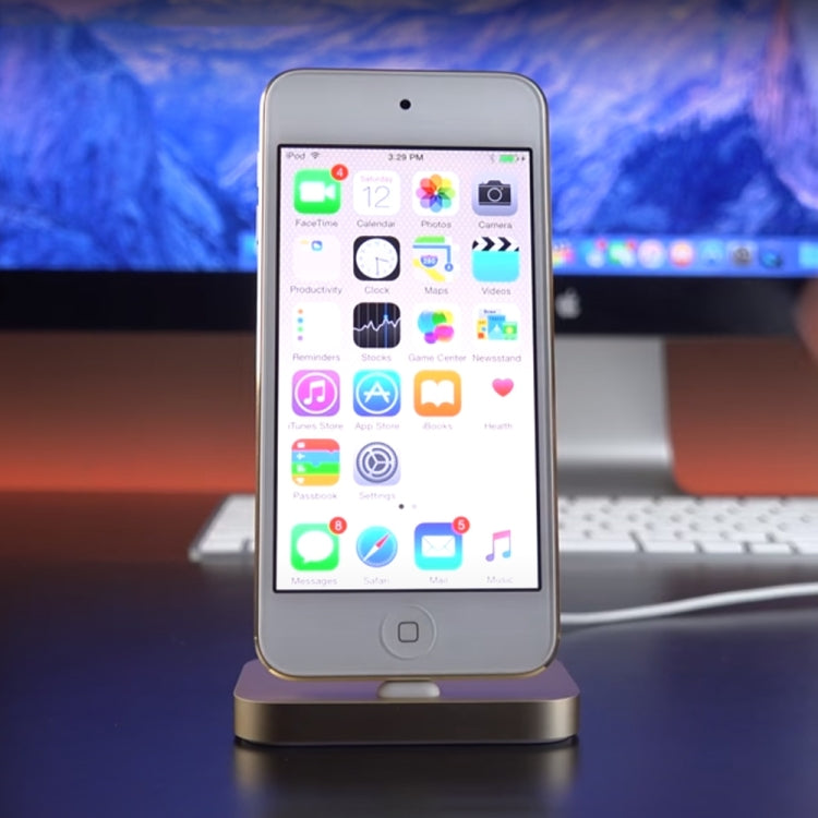 Đế Sạc Bàn Nhôm 8 Pin Stouch cho iPhone