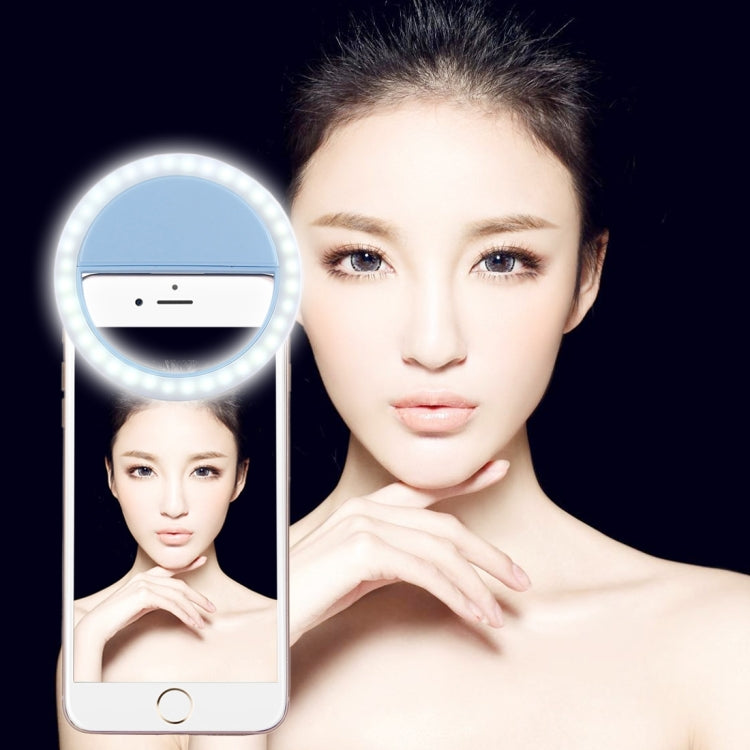 Đèn selfie làm đẹp có sạc cho iPhone, Galaxy, Huawei, Xiaomi, LG, HTC và các điện thoại thông minh khác, kẹp điều chỉnh & cáp USB
