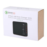 Q8118 1 Sạc Nhanh 3.0 + 4 Cổng USB Nhận Diện Thông Minh + 1 USB-C / Type-C 3.1 Bộ Sạc USB Bàn