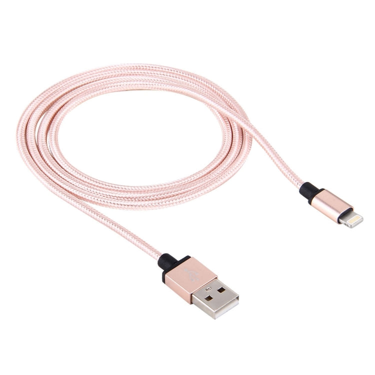 Cáp Dữ Liệu / Sạc 1m Đầu Kim Loại Dệt Kiểu 58 Sợi 8 Pin sang USB 2.0