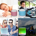 Loa Stereo Bluetooth Mini A9 Có Đèn LED, MIC Tích Hợp, Hỗ Trợ Gọi Rảnh Tay & Thẻ TF