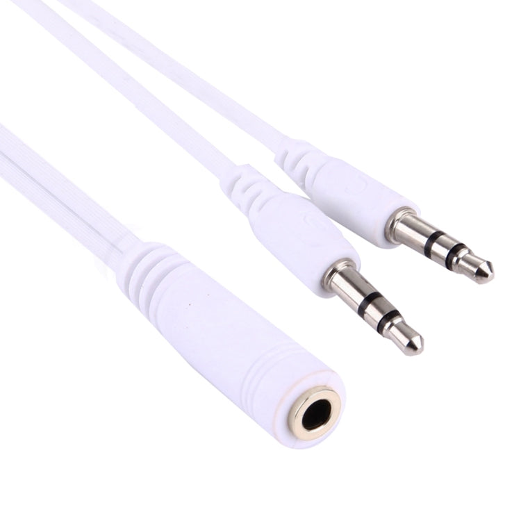 Cáp âm thanh AUX Hi-Fi 1M 3.5mm đầu đực đôi sang đầu cái, dây âm thanh stereo cho iPhone, iPad, Samsung, MP3, MP4, card âm thanh, TV, máy ghi âm radio, loa Bluetooth ô tô, máy tính, v.v., 3.5mm 2 đầu đực sang đầu cái