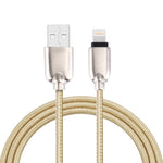 Cáp sạc đồng bộ dữ liệu 1m 108 lõi đồng 8 chân sang USB cho iPhone, iPad